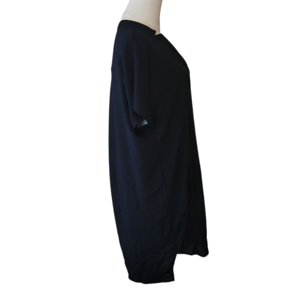 ASTR the Label Black Crepe Mini Tunic Dress Size Small - Picture 3 of 5